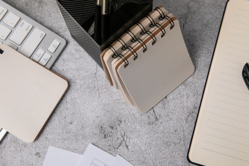 记事本办公用品商务摄影图在报纸广告中的运用